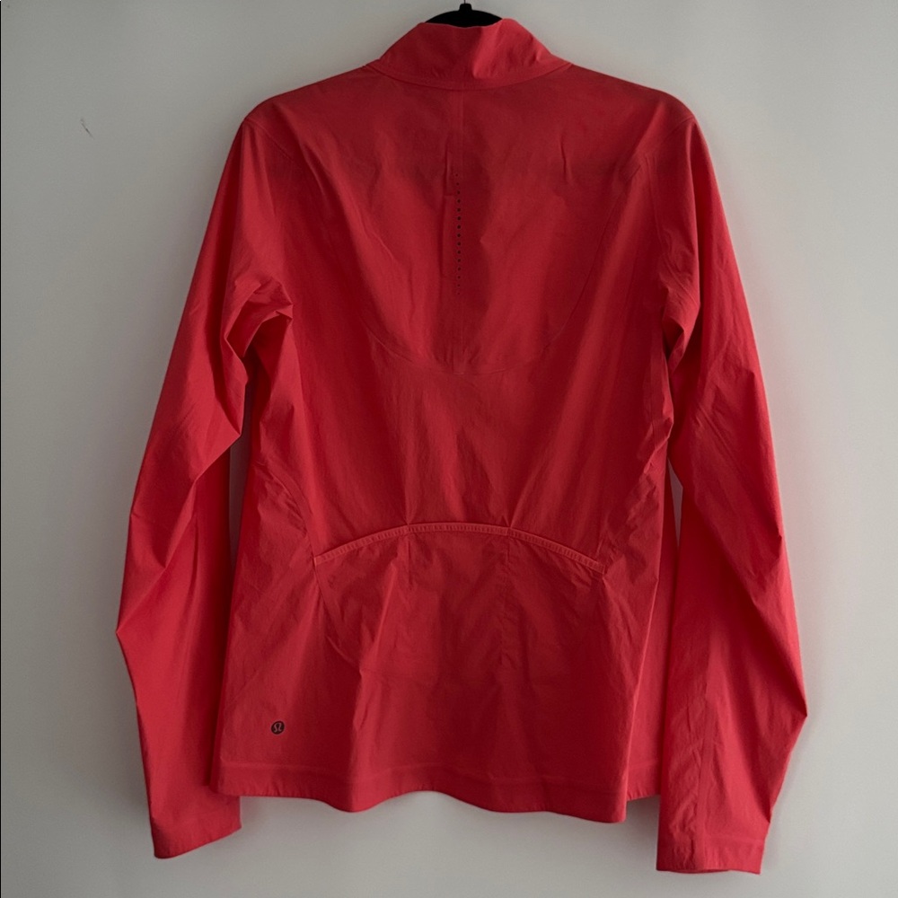 Lululemon Coral Lightweight Running Jacket Zip Up Athletic Size 12 - Picture 6 of 8